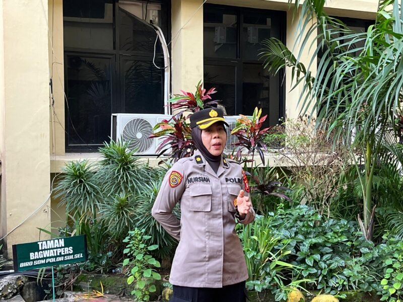 Kompol Nursiah (Kasubbagrenmin Polda Sulsel)
