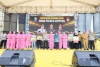 Kapolda Sulsel Irjen Pol Andi Rian R. Djajadi Saat meresmikan Mako Polres Soppeng