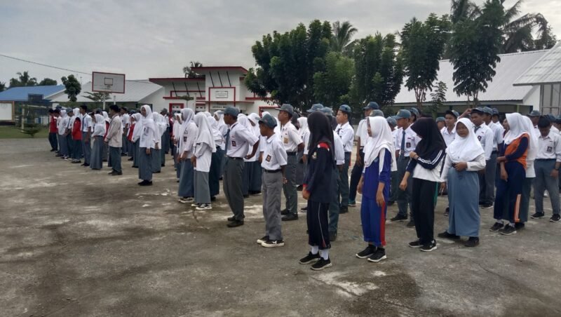 Suasana Apel Pagi di SMKN 5 Bone (Rabu 24 Juli 2024)