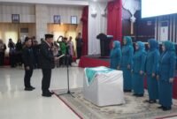 Pj Bupati Bone Saat melantik Penggerak PKK Bone, Rabu 4 September 2024