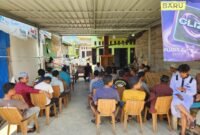 Sipakariomi saat disambut hangat oleh masyarakat Waempubbu Amali