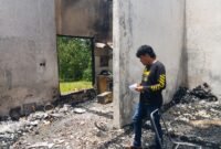 Situasi rumah korban pasca kebakaran