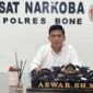 Kasat Narkoba Polres Bone Iptu Aswar SH., MH
