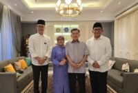 Andi Rio - Amir Mahmud saat menemui JK di kediamannya, Selasa 10/9/2024