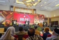 Suasana Debat kedua Paslon Bupati dan Wakil Bupati Bone, Senin malam 11/11/2024
