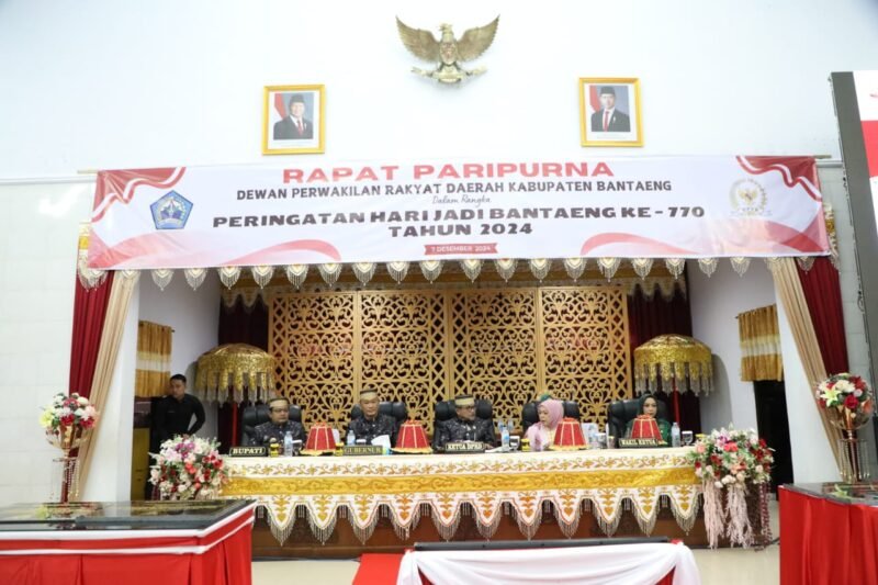 Pj Gubernur Sulsel, Prof. Zudan Arif Fakrulloh saat menghadiri HUT Bantaeng ke 770