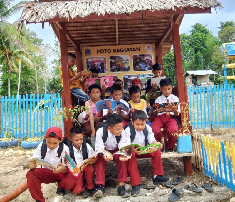 Potret Perpustakaan Mandiri Desa Bacu Kecamatan Barebbo Kabupaten Bone