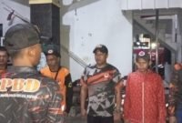 BPBD dan SAR Satpol PP breefing sebelum berangkat operasi.