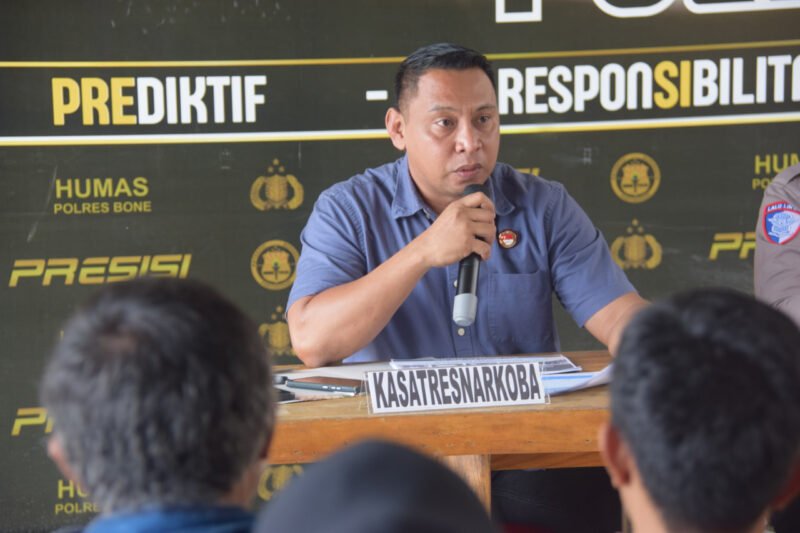 Kasatnarkoba Polres Bone Iptu Irham, S.H., M.H., M.M