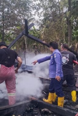 Tiga Rumah Panggung di Ajangale Bone Ludes Terbakar