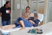 Korban saat dibawa ke RSUD Tenriawaru Bone