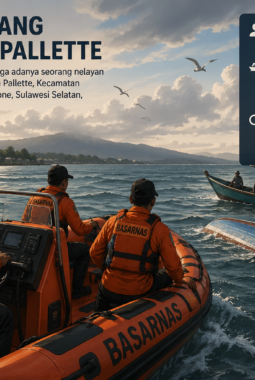 BREAKING NEWS : Seorang Nelayan Dilaporkan Hilang di Perairan Palette Saat Pergi Mencari Ikan