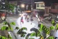 Tangkapan layar, Rekaman CCTV saat kejadian. Sabtu dini hari, 9/5/2026.