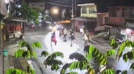 Tangkapan layar, Rekaman CCTV saat kejadian. Sabtu dini hari, 9/5/2026.