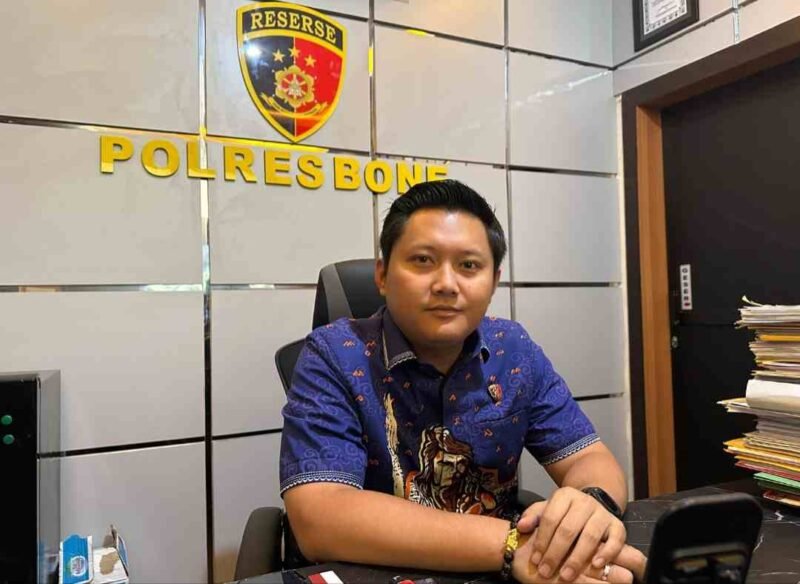 Kasat Reskrim Polres Bone, ( AKP Alvin Aji K)