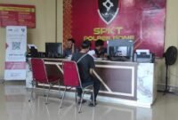 Korban saat mendatangi SPKT Polres Bone, Senin 8 Juni 2026.