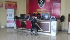 Korban saat mendatangi SPKT Polres Bone, Senin 8 Juni 2026.