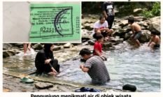 Objek Wisata Cinnong Ulaweng Dikeluhkan Pengunjung Fasilitas Rusak Tak Terawat, Retribusi Tetap Ditarik