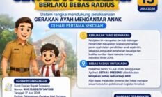 Gerakan Ayah Mengantar Anak, Pemkab Soppeng Terapkan Setara Presensi Bebas Radius
