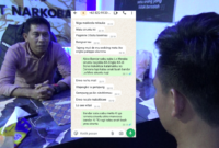 Terduga pelaku (AN) saat diperiksa Polisi, Jumat, 3 Juli 2026.