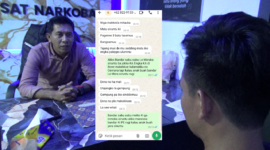 Terduga pelaku (AN) saat diperiksa Polisi, Jumat, 3 Juli 2026.