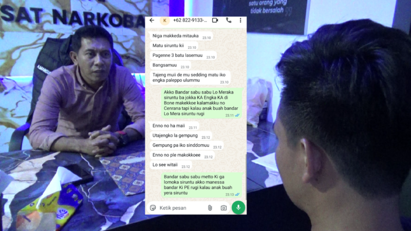 Terduga pelaku (AN) saat diperiksa Polisi, Jumat, 3 Juli 2026.