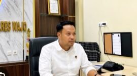 Kasat Reskrim Polres Wajo, Iptu Fahrul.