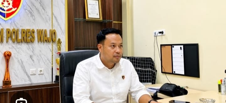 Kasat Reskrim Polres Wajo, Iptu Fahrul.