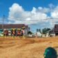 Proyek pembangunan sekolah rakyat di Dusun Rompe Kelurahan Bajoe Kecamatan Tanete Riattang Timur Kabupaten Bone.