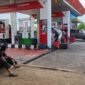 Ketgam : Potret salah satu SPBU di Kabupaten Soppeng.