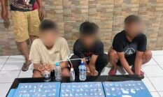 3 Terduga Pengedar Sabu Lintas Kabupaten Diciduk Polsek Lamuru, Puluhan Paket Sabu Siap Edar Disita