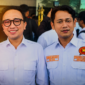 Foto : Ketua PP Satria, Bambang Haryadi (Kiri), Ketua PC Satria Gerindra Bone, Riswan Rusandy (Kanan).