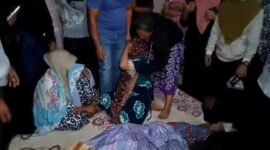 Ketgam : Situasi Rumah duka.