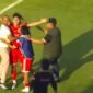 Ketgam : Moment Saenal basri saat selebrasi usai mencetak gol.